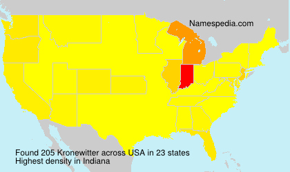 Surname Kronewitter in USA Surname Kronewitter in USA