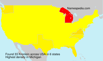 Surname Kronlein in USA Surname Kronlein in USA