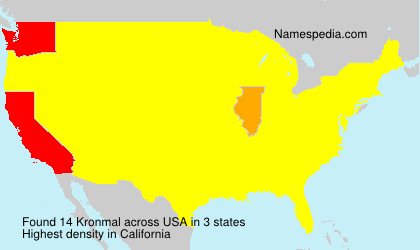 Surname Kronmal in USA Surname Kronmal in USA