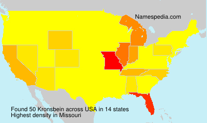 Surname Kronsbein in USA Surname Kronsbein in USA