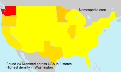 Surname Kronstad in USA Surname Kronstad in USA