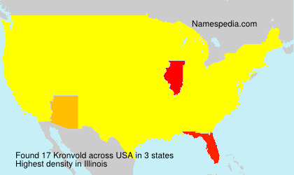Surname Kronvold in USA Surname Kronvold in USA