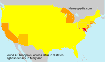 Surname Kroopnick in USA Surname Kroopnick in USA