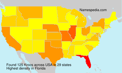 Surname Kroos in USA Surname Kroos in USA