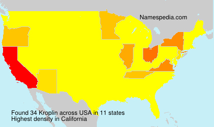 Surname Kroplin in USA Surname Kroplin in USA