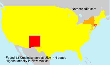 Surname Krosinsky in USA Surname Krosinsky in USA