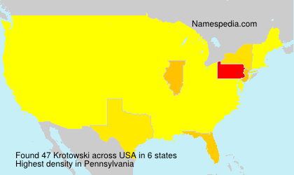 Surname Krotowski in USA Surname Krotowski in USA