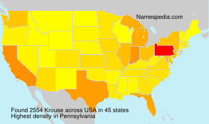 Surname Krouse in USA Surname Krouse in USA