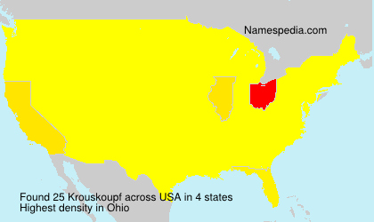 Surname Krouskoupf in USA Surname Krouskoupf in USA