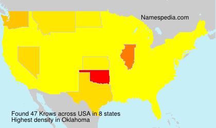 Surname Krows in USA Surname Krows in USA