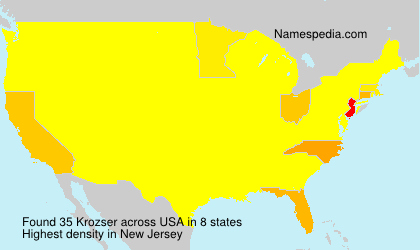 Surname Krozser in USA Surname Krozser in USA