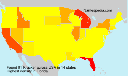 Surname Krucker in USA Surname Krucker in USA