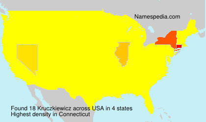 Surname Kruczkiewicz in USA Surname Kruczkiewicz in USA