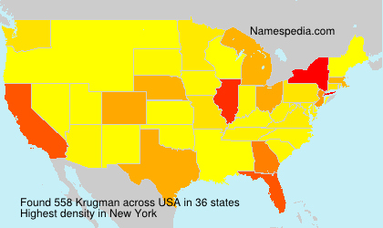 Surname Krugman in USA Surname Krugman in USA