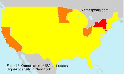 Surname Kruma in USA Surname Kruma in USA