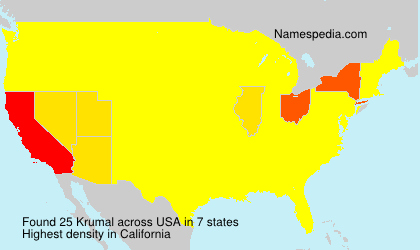 Surname Krumal in USA Surname Krumal in USA