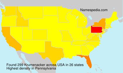 Surname Krumenacker in USA Surname Krumenacker in USA