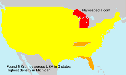 Surname Krumey in USA Surname Krumey in USA