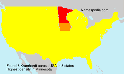 Surname Krumhardt in USA Surname Krumhardt in USA