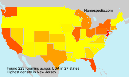 Surname Krumins in USA Surname Krumins in USA