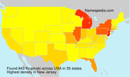 Surname Krupinski in USA