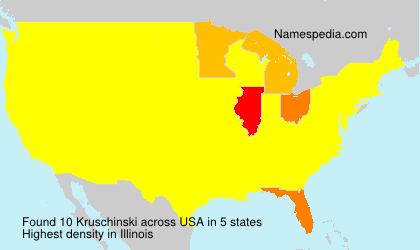Surname Kruschinski in USA Surname Kruschinski in USA