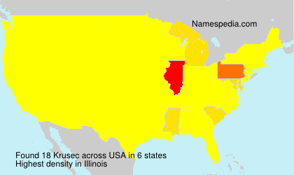 Surname Krusec in USA Surname Krusec in USA