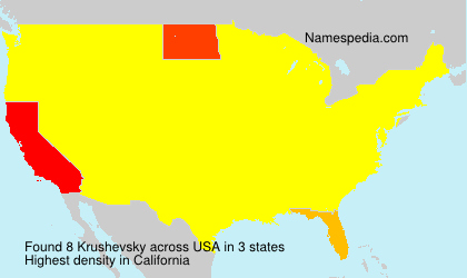 Surname Krushevsky in USA Surname Krushevsky in USA