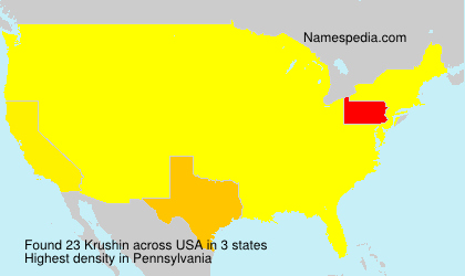 Surname Krushin in USA Surname Krushin in USA