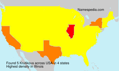 Surname Krutikova in USA Surname Krutikova in USA