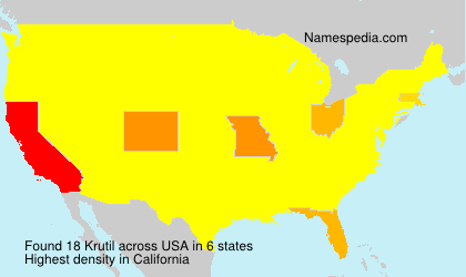 Surname Krutil in USA Surname Krutil in USA
