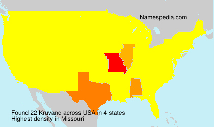 Surname Kruvand in USA Surname Kruvand in USA