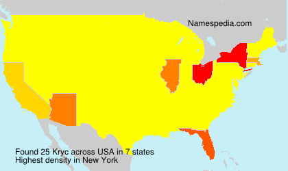 Surname Kryc in USA Surname Kryc in USA