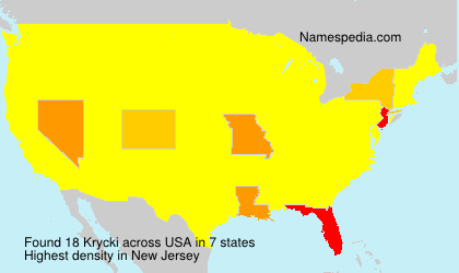 Surname Krycki in USA Surname Krycki in USA