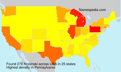 Surname Krysinski in USA Surname Krysinski in USA