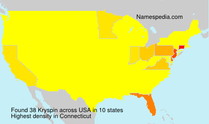 Surname Kryspin in USA Surname Kryspin in USA