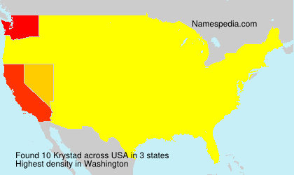 Surname Krystad in USA Surname Krystad in USA
