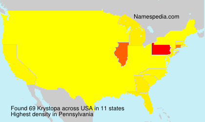 Surname Krystopa in USA Surname Krystopa in USA