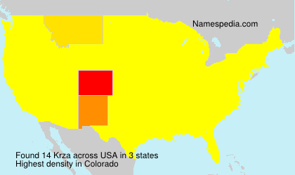 Surname Krza in USA Surname Krza in USA