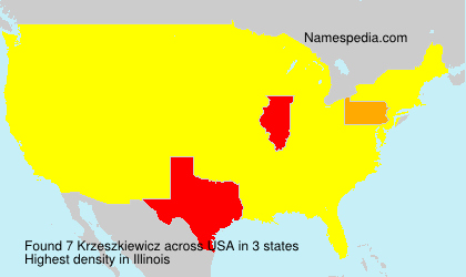 Surname Krzeszkiewicz in USA Surname Krzeszkiewicz in USA