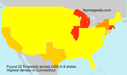 Surname Krzewicki in USA Surname Krzewicki in USA