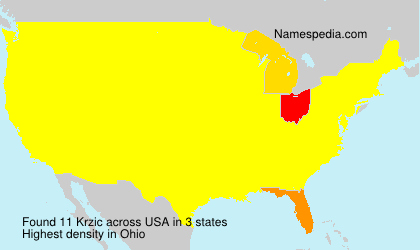 Surname Krzic in USA Surname Krzic in USA