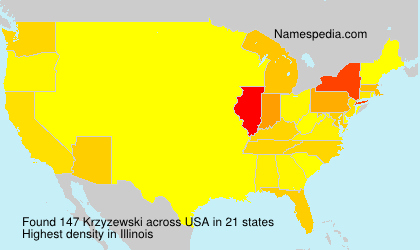 Surname Krzyzewski in USA Surname Krzyzewski in USA