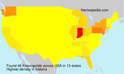 Surname Ksiezopolski in USA Surname Ksiezopolski in USA