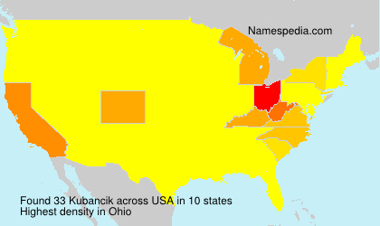 Surname Kubancik in USA Surname Kubancik in USA