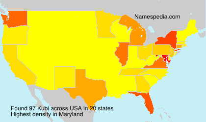 Surname Kubi in USA Surname Kubi in USA