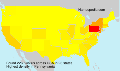Surname Kubilus in USA Surname Kubilus in USA