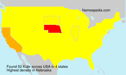Surname Kubr in USA Surname Kubr in USA