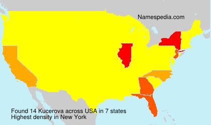 Surname Kucerova in USA Surname Kucerova in USA