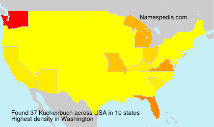 Surname Kuchenbuch in USA